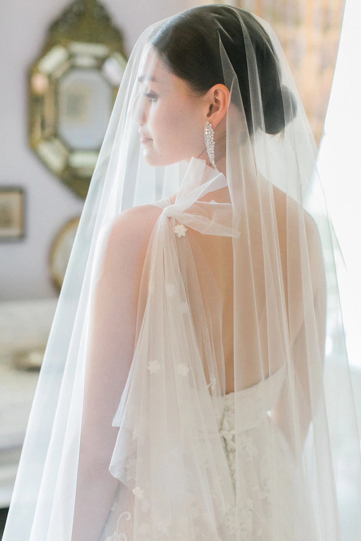 Gossamer - Luchtige Italiaanse tule bruidssluier - Airy Italian Tulle Bridal Veil Hanna Peters x Gibson Bespoke